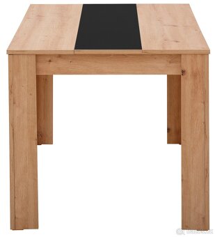 Nový set jídelních židlí, eko kůže černá lesk - 18
