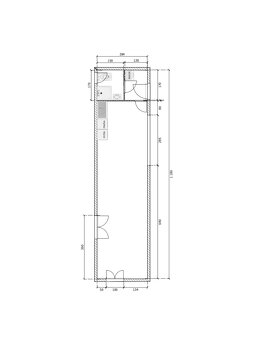 Obytný kontejner 12x3m - 18