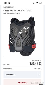 Alpinestars chrániče, korytnačka/ kolená - 18