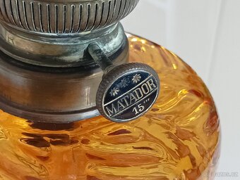 STAROŽITNÁ SECESNÍ PETROLEJOVÁ LAMPA EHRICH & GRAETZ 19.STOL - 18