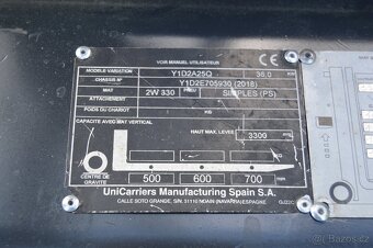 Vysokozdvižný vozík Nissan 25 2018 2,5t Unicarriers Diesel D - 18