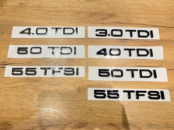 AUDI chromove znaky loga AUDI kruhy - 18