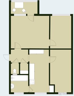 REZERVOVÁNO  Byt 3+1, 78m2 ve Vrchlabí, Komenského 983 - 18