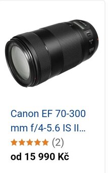 Objektiv Canon EF 70-300 mm f/4-5.6 IS II USM + clona - 18