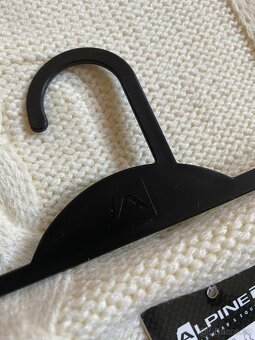 Nová dámská zimní šála ALPINE PRO - krémová, akryl - 18