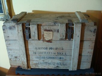 Bedna od munice - Francouz. kanon K331 ráže 105 mm - 18