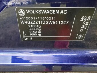 ►VW TOURAN III 2,0 TDI - 110 kW,  PARK. SENZORY A KAMERA◄ - 18