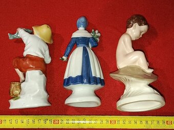 Porcelánové sošky 7 ks zn. Royal Dux atd. - 18