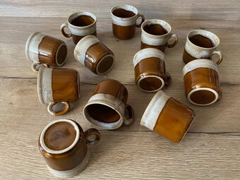 hren keramický hrnek hrneček sada hnědé hrnky - 18