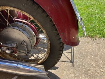 Jawa 350 / 354 kývačka 1956 + sidecar Velorex 560, s TP - 18