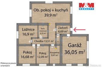 Prodej novostavby rodinného domu, 124 m², Luženice - 18