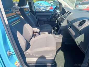 VW Caddy 1.6 TDI, bez koroze, klima, tažné - 18