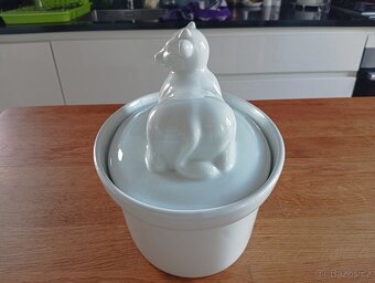 PORCELÁNOVÁ ZAPÉKACÍ TERINA KRAVIČKA FRANCIE - 18