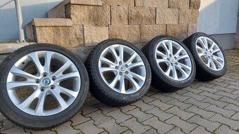 Alu kola 5x112 r17 Trifid originál Škoda Superb II zimní pne - 18