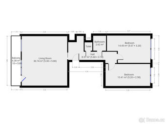 Pronájem bytu 3+kk, V Hůrkách, Stodůlky, 27300 Kč/měs, 74 m2 - 18