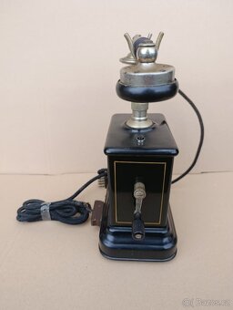 Velmi starý dánský telefon Jydsk, hezký kus - 18