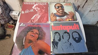 Měděné talire,sklo ,obraz, Lp desky - 18