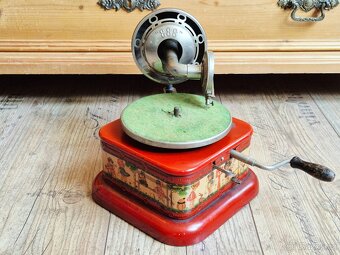 Starožitný gramofon Nirona 888, 1920, Německo - 18