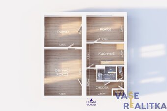 Prodej, byt 3+1, Hranice, ul. Husitská - 18