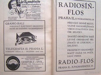 Starožitná kniha z roku 1935 o začátcích rozhlasu, top stav - 18