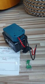 Adaptéry s vypínačem a pojistkou,pro Aku baterii Makita 18V - 18
