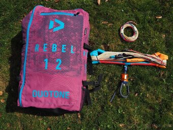 Kite Duotone Rebel 2019 12 m + bar,leash, pumpa - 18