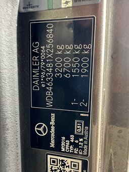 MERCEDES BENZ G 350d 2016 VIN 840 - 18