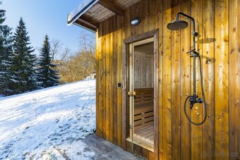 Prodej vzorové chaty č. 5, zařízena, Chaty Na Rybárně - 18
