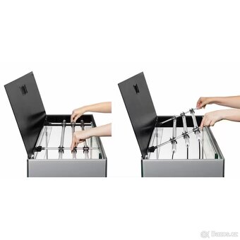 Luxusní vybavené akvárium + ryby - 18