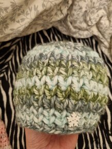 Homelesky čepice ručně háčkované - 18