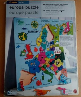 Puzzle dřevěné Evropa - 18