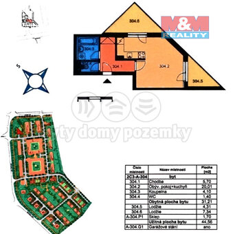 Pronájem bytu 1+kk, 31 m², Praha 5 - Zbraslav, Karla Černého - 18