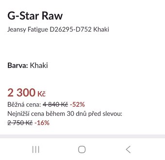 Manšestr.kalhoty G-star Raw - 18