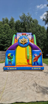 Nafukovací překážková dráha koule BigBallers Wipeout skákací - 18