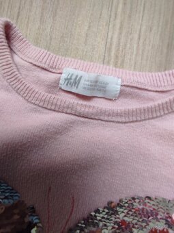 Sváteční šaty Lindex,vel.134,svetr H&M, vel.122/128 - 18