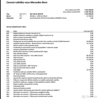 Mercedes-Benz GLE AMG 350de 4MATIC CZ DPH - 18
