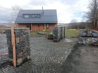 Práce z kamenů ,gabiony - 18