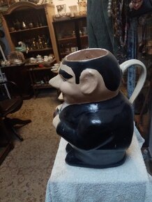 Starožitný keramický glazurovaný džbán - 18