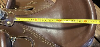 Australské sedlo s hruškou hnědé - 18