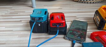 Powerbanka,pro Aku Milwaukee,DeWALT,Makita 18V-USB+C - 18