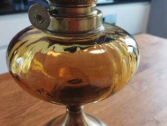 STAROŽITNÁ ART DECO PETROLEJOVÁ LAMPA GAUDARD, 20.–30. LÉTA - 18