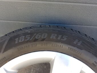 Originál alu kola CARME 6x15" 185/60 Rapid, Fabia III, nově - 18