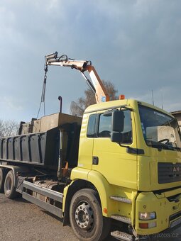 Man 6x4 hákový nosič kontejneru - 18