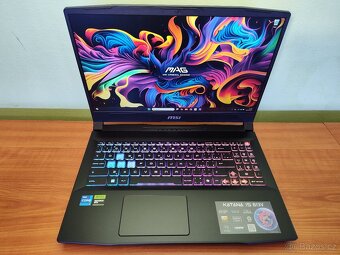 Nepoužitá Katana,RTX-4070-8gb Mux,i7-13th,DDR5, M.2 1TB -ZÁR - 18