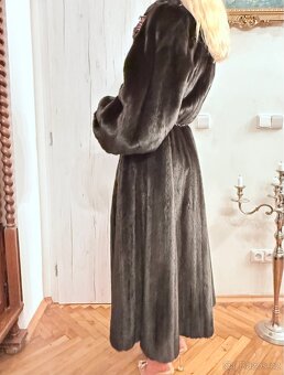 Luxusní norkový vintage kožich - 18