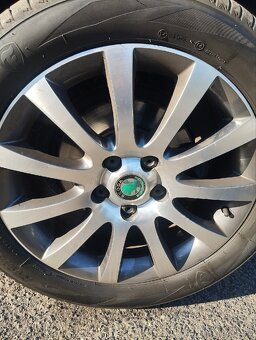 ALU kola originál škoda 5x112 R17 - 18