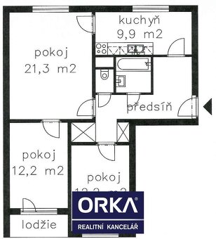 Prodej bytu 3+1 v Olomouci na ulici Rožňavská - 18
