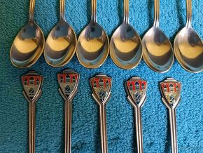 Staré sběratelské lžičky smaltované - 18