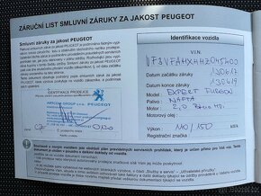 Peugeot Expert  2.0 HDi 110kW ČR 1.Majitel DPH nez.topení - 18