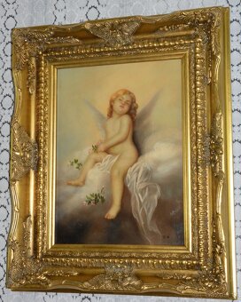 Obrazy - olej na desce - 18